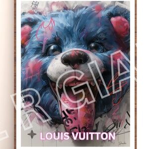 Vuitton Wall Art Trendy 18x24 Print Great Gift for Louis Vuitton Fans